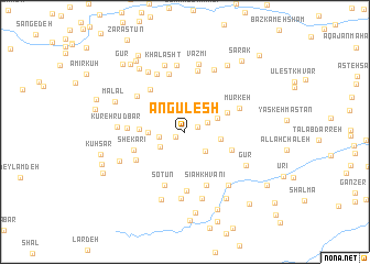 map of Angūlesh