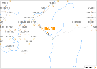 map of Anguma