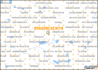 map of Angunachchiya