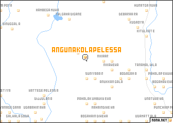 map of Angunakolapelessa