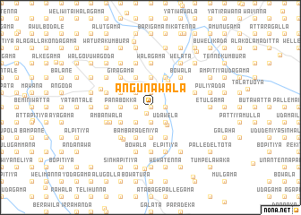 map of Angunawala