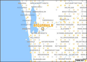 map of Angunawila