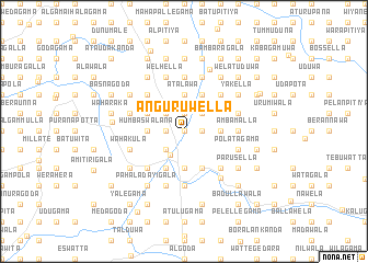 map of Anguruwella