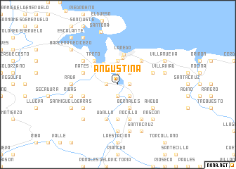 map of Angustina