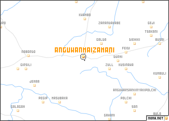 map of Anguwan Maizamani