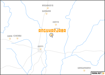 map of Anguwar Jaba