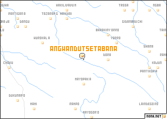 map of Angwan Dutse Tabana