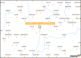 map of Angwan Sarkin Koro