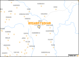 map of Angwan Tsokwa