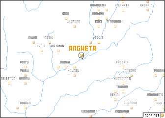 map of Angweta
