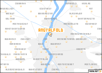 map of Angyalföld
