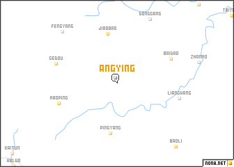 map of Angying