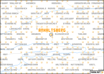 map of Anhaltsberg