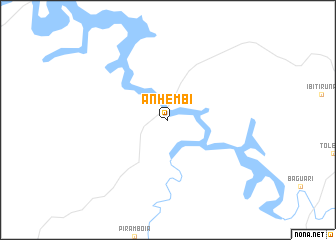 map of Anhembi