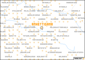 map of Anhettigama