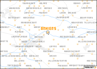 map of Anhiers