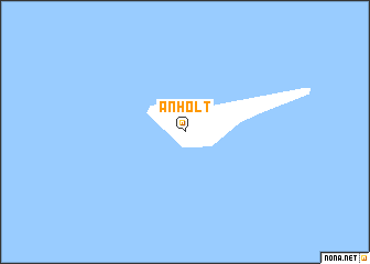 map of Anholt