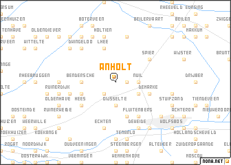 map of Anholt