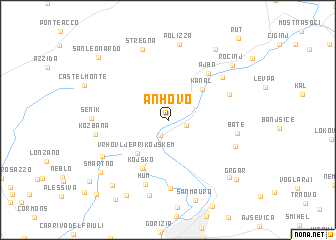 map of Anhovo