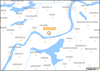 map of Anhuai