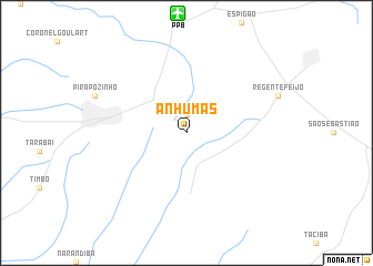 map of Anhumas