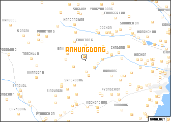map of Anhŭng-dong