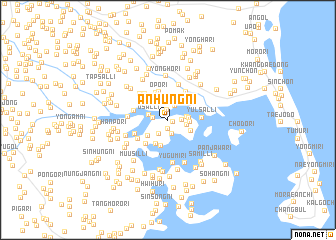 map of Anhŭng-ni