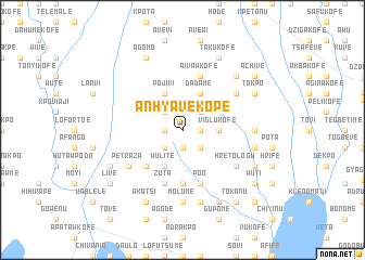 map of Anhyavekope