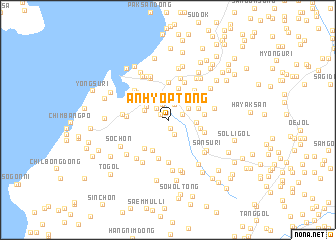 map of Anhyŏp-tong