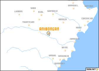 map of Anibongan