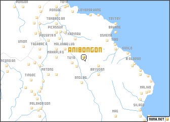 map of Anibongon