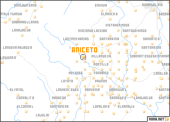 map of Aniceto