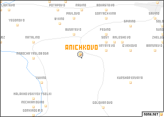 map of Anichkovo