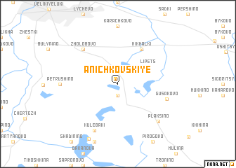 map of Anichkovskiye