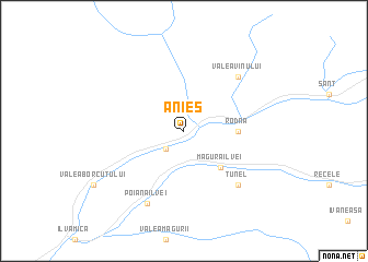 map of Anieş