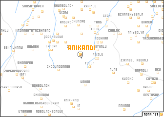 map of Ānī Kandī