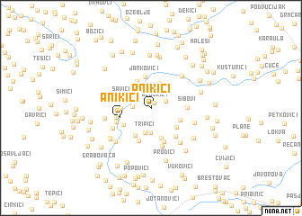 map of Anikići