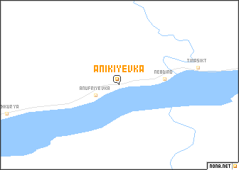 map of Anikiyevka