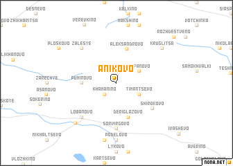 map of Anikovo