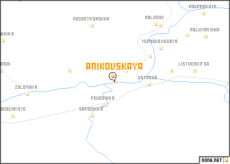 map of Anikovskaya