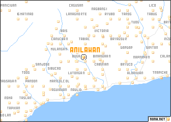 map of Anilawan