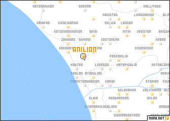 map of Anílion