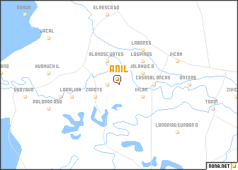 map of Añil