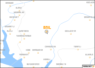 map of Anıl