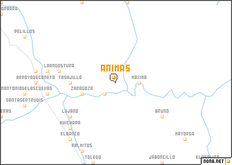 map of Ánimas
