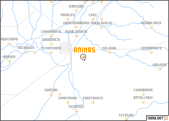 map of Ánimas