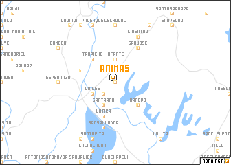 map of Ánimas