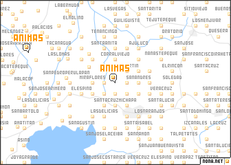 map of Ánimas
