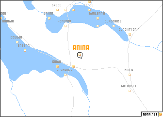 map of Anina