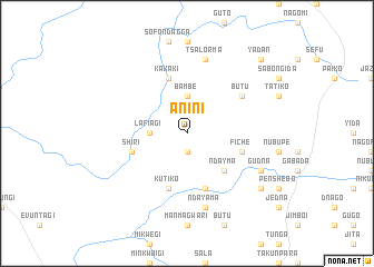 map of Anini